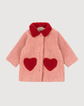 KONGES SLOJD | cappotto teddy cuori