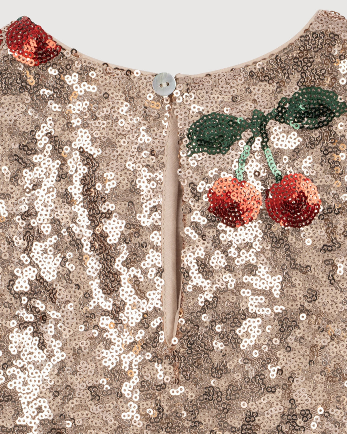 KONGES SLOJD | abito ciliegie paillettes