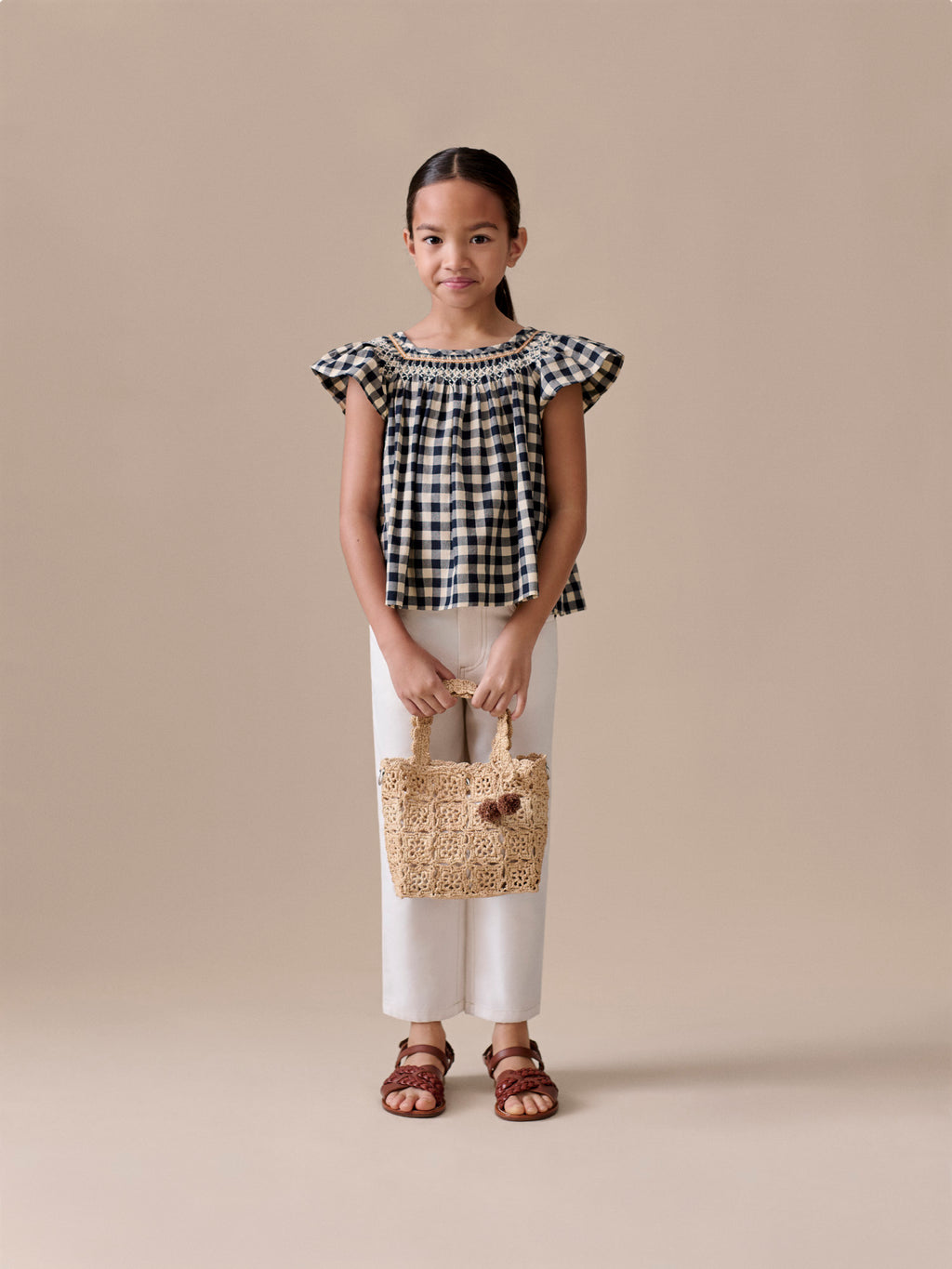 BONPOINT | blusa a quadri