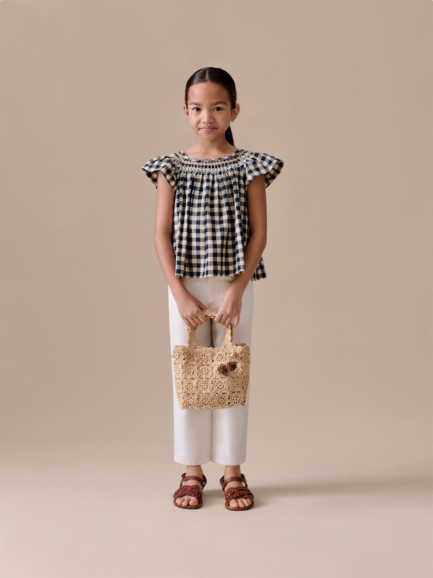 BONPOINT | blusa a quadri
