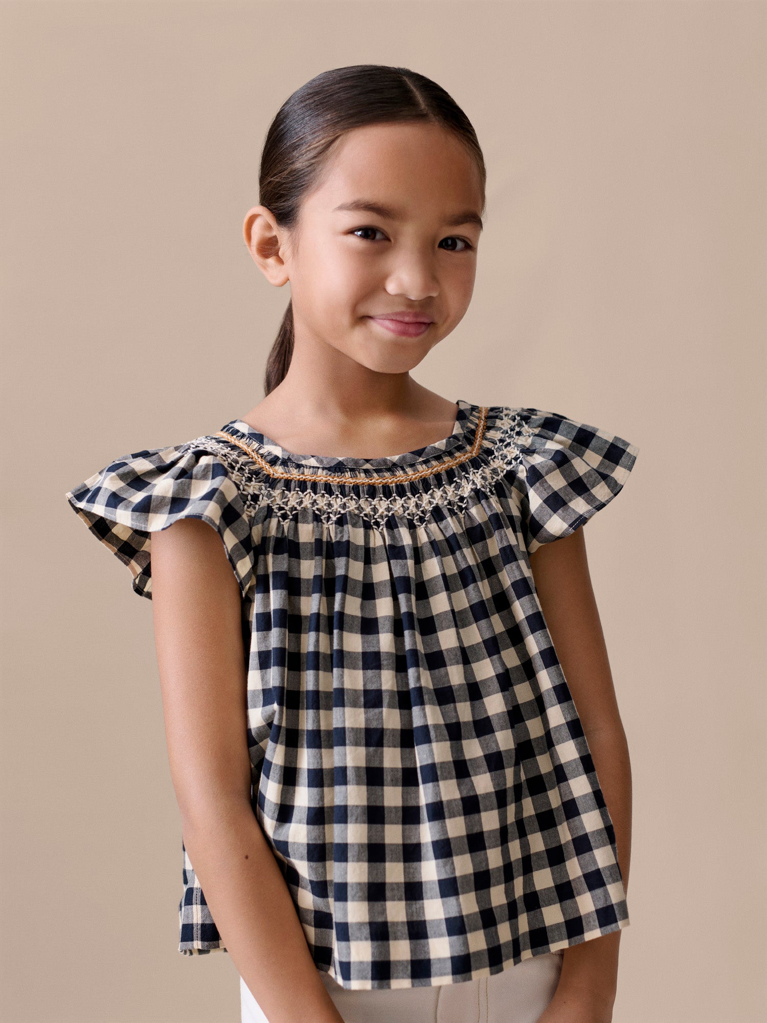 BONPOINT | blusa a quadri