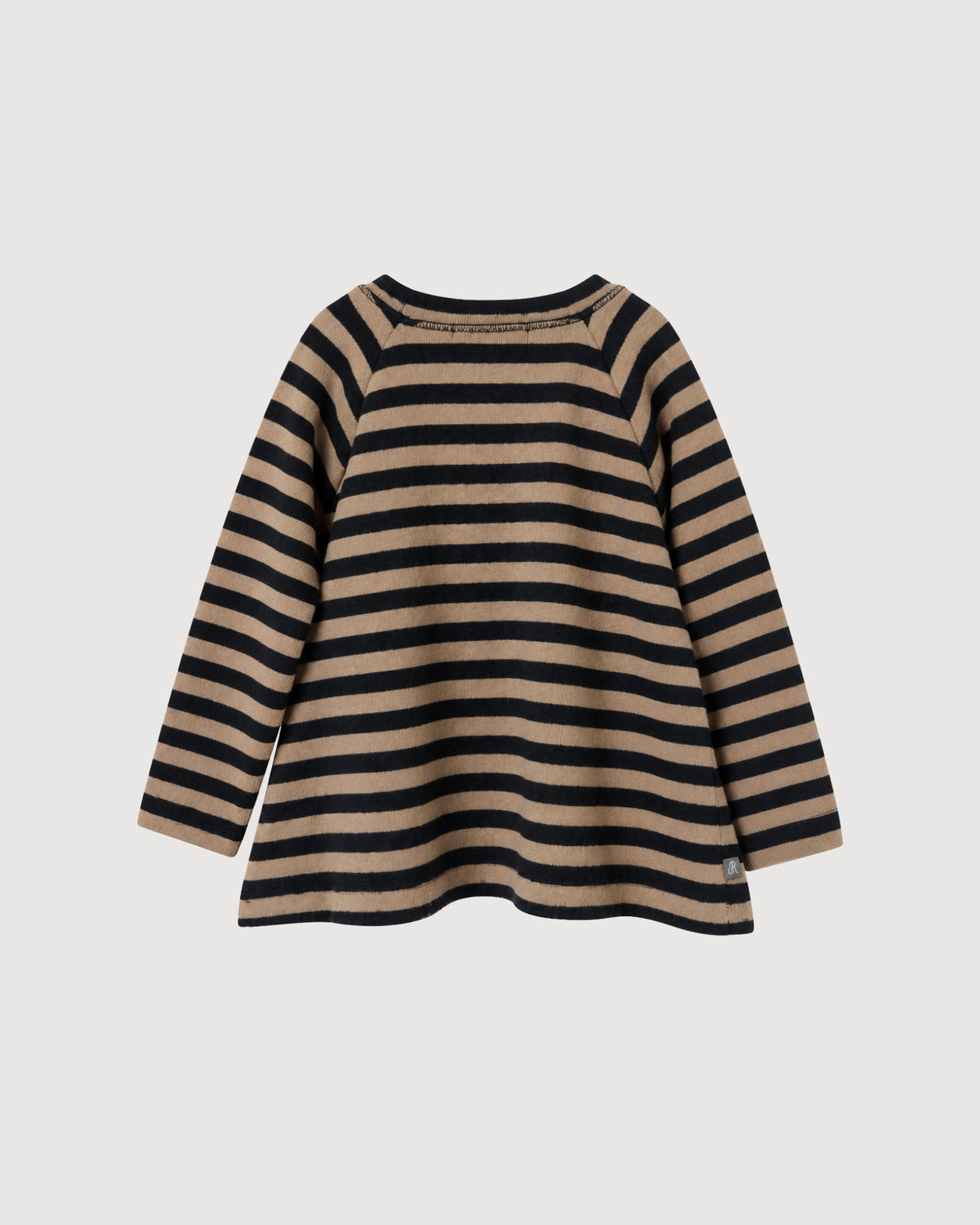 RAGAZZINI | maglia con ruches in felpa-maglia a righe