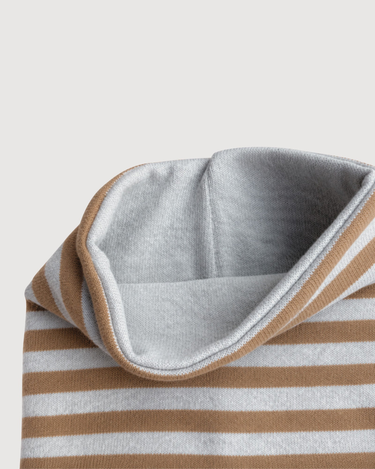 RAGAZZINI | scaldacollo reversibile in felpa-maglia