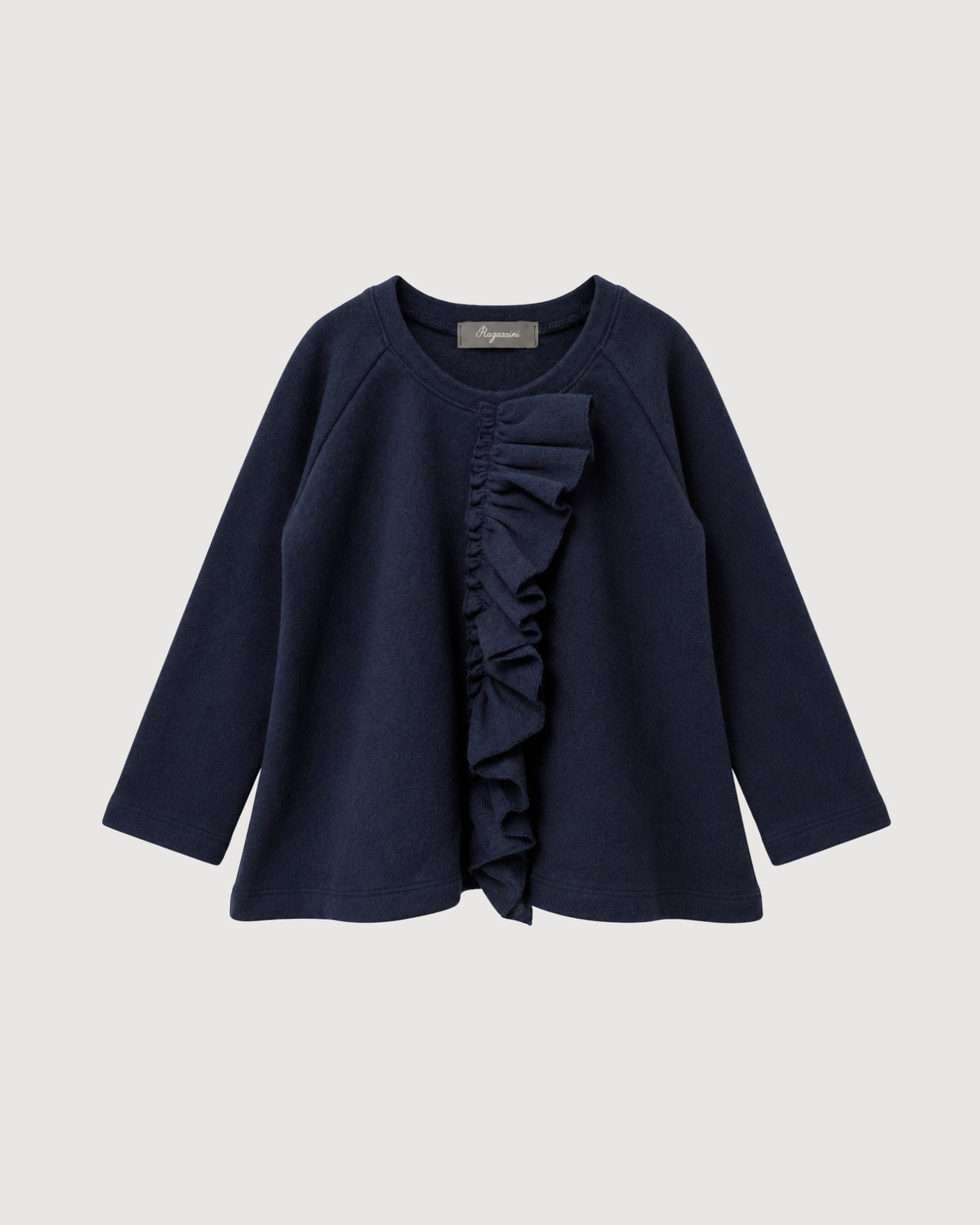 RAGAZZINI | maglia con ruches in felpa-maglia