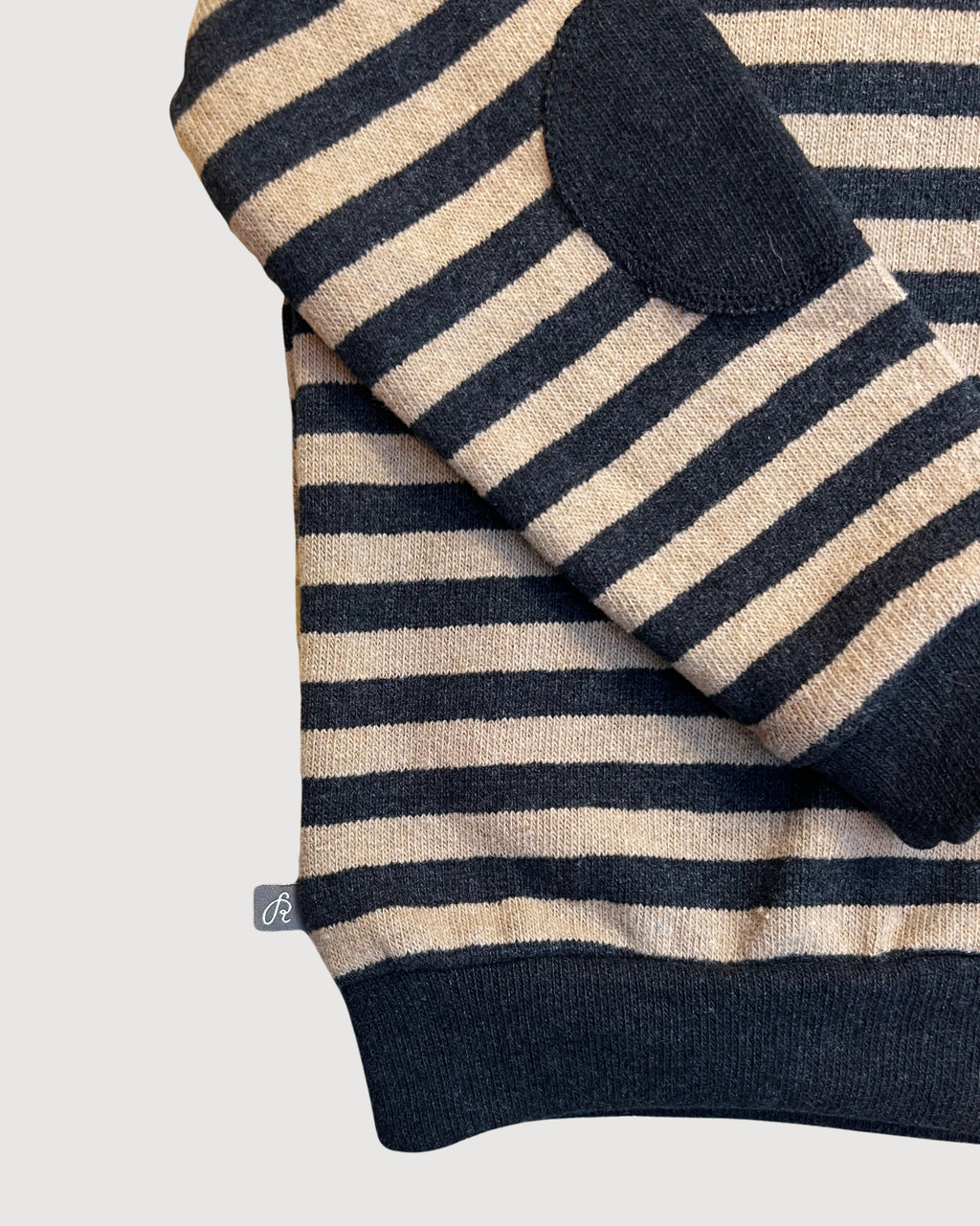 RAGAZZINI | maglia con cappuccio in felpa-maglia a righe