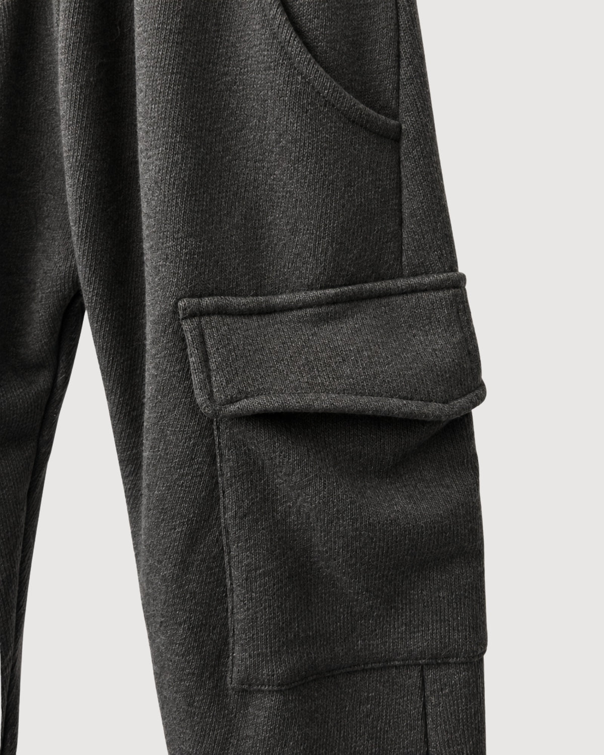 RAGAZZINI | pantaloni cargo in felpa-maglia