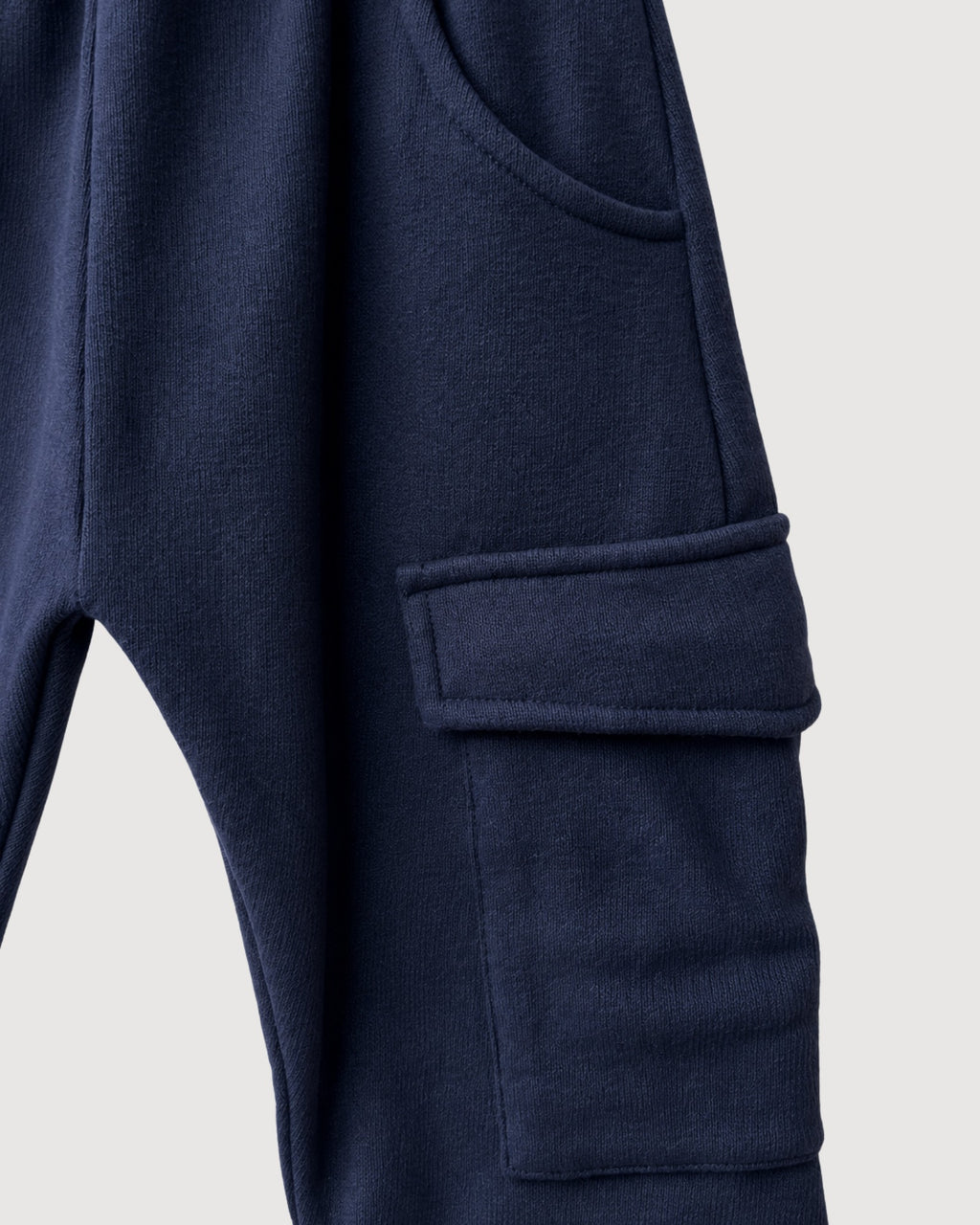 RAGAZZINI | pantaloni cargo in felpa-maglia