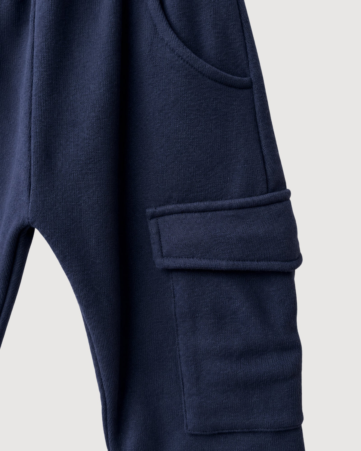 RAGAZZINI | pantaloni cargo in felpa-maglia