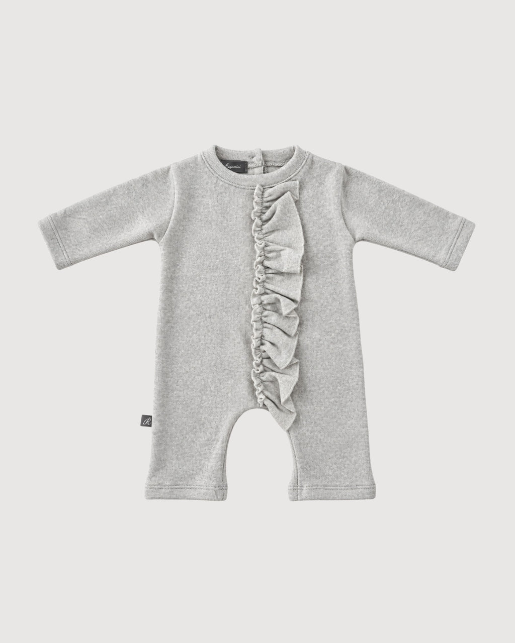 RAGAZZINI | tutina con rouches in felpa-maglia