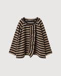 RAGAZZINI | maglia con ruches in felpa-maglia a righe