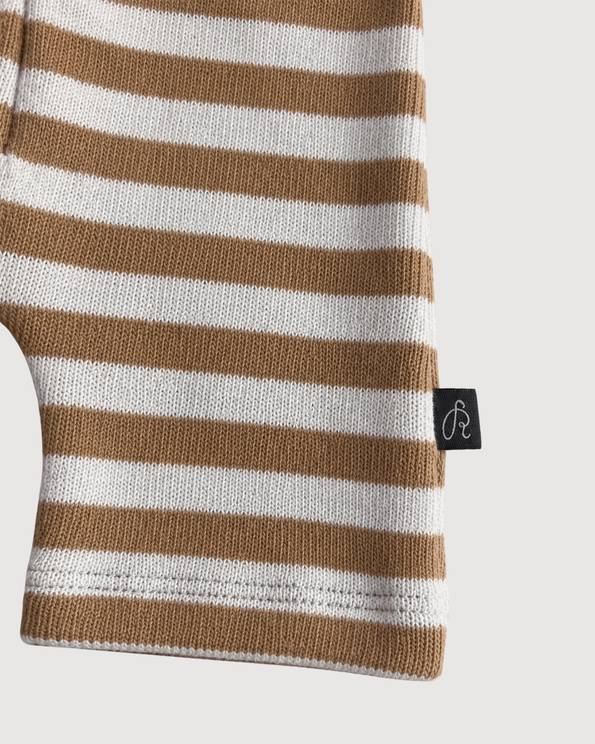 RAGAZZINI | tutina con rouches in felpa-maglia a righe