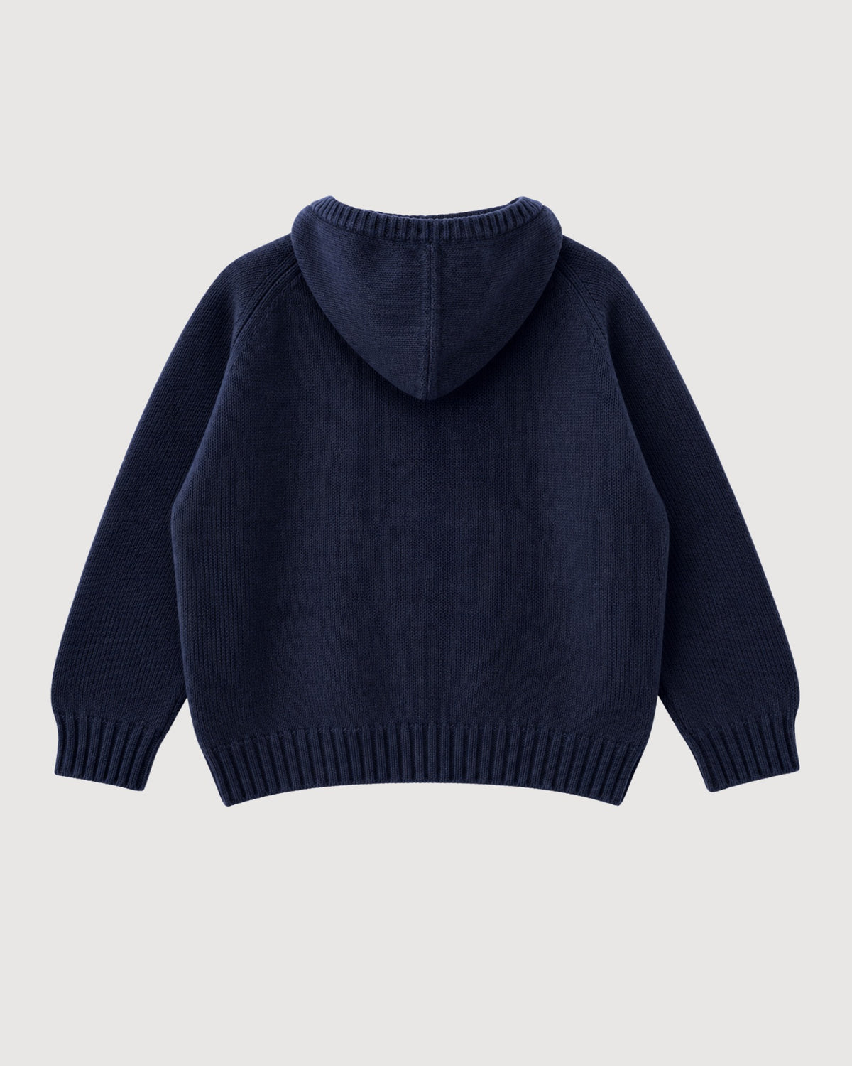 RAGAZZINI | maglione con zip e cappuccio in lana merino e cashmere