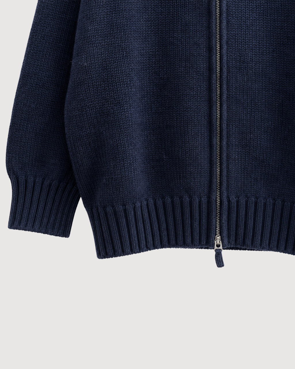 RAGAZZINI | maglione con zip e cappuccio in lana merino e cashmere