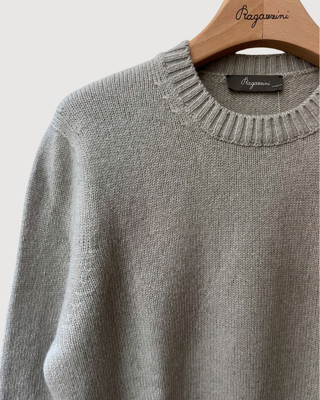 RAGAZZINI | maglione girocollo lana merino e cashmere