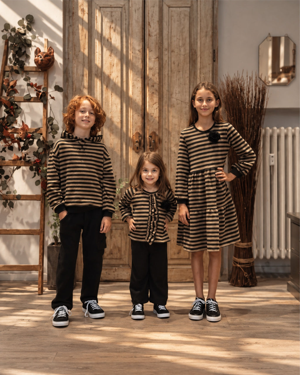 RAGAZZINI | pantaloni cargo in felpa-maglia