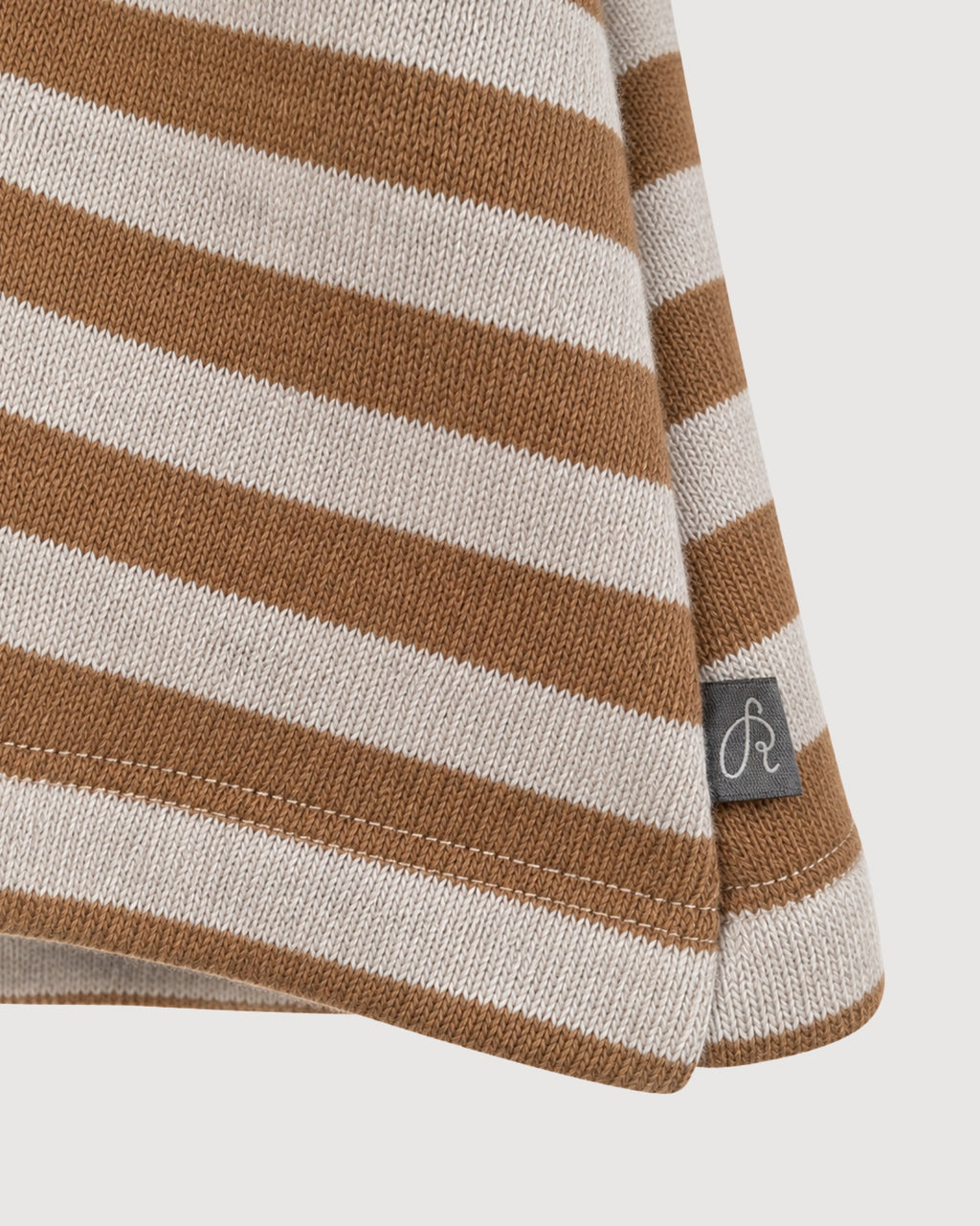 RAGAZZINI | maglia con ruches in felpa-maglia a righe