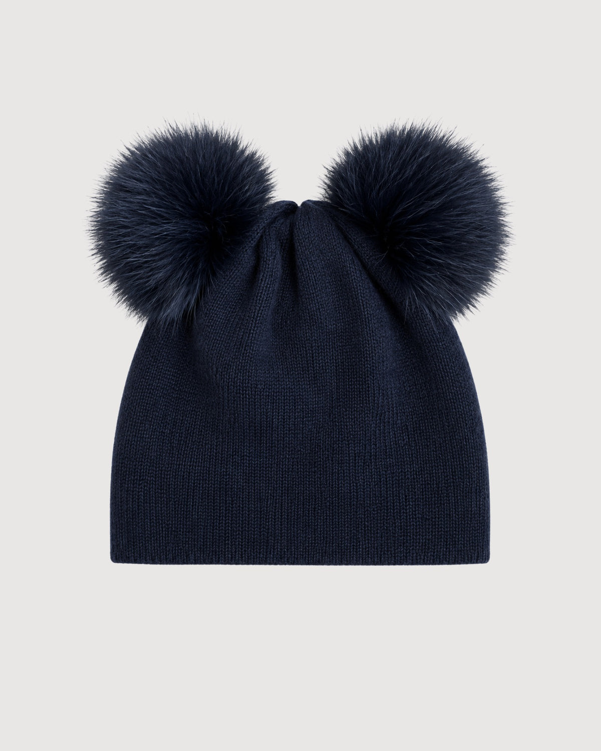 REGINA | berretto in cashmere con doppio pompon