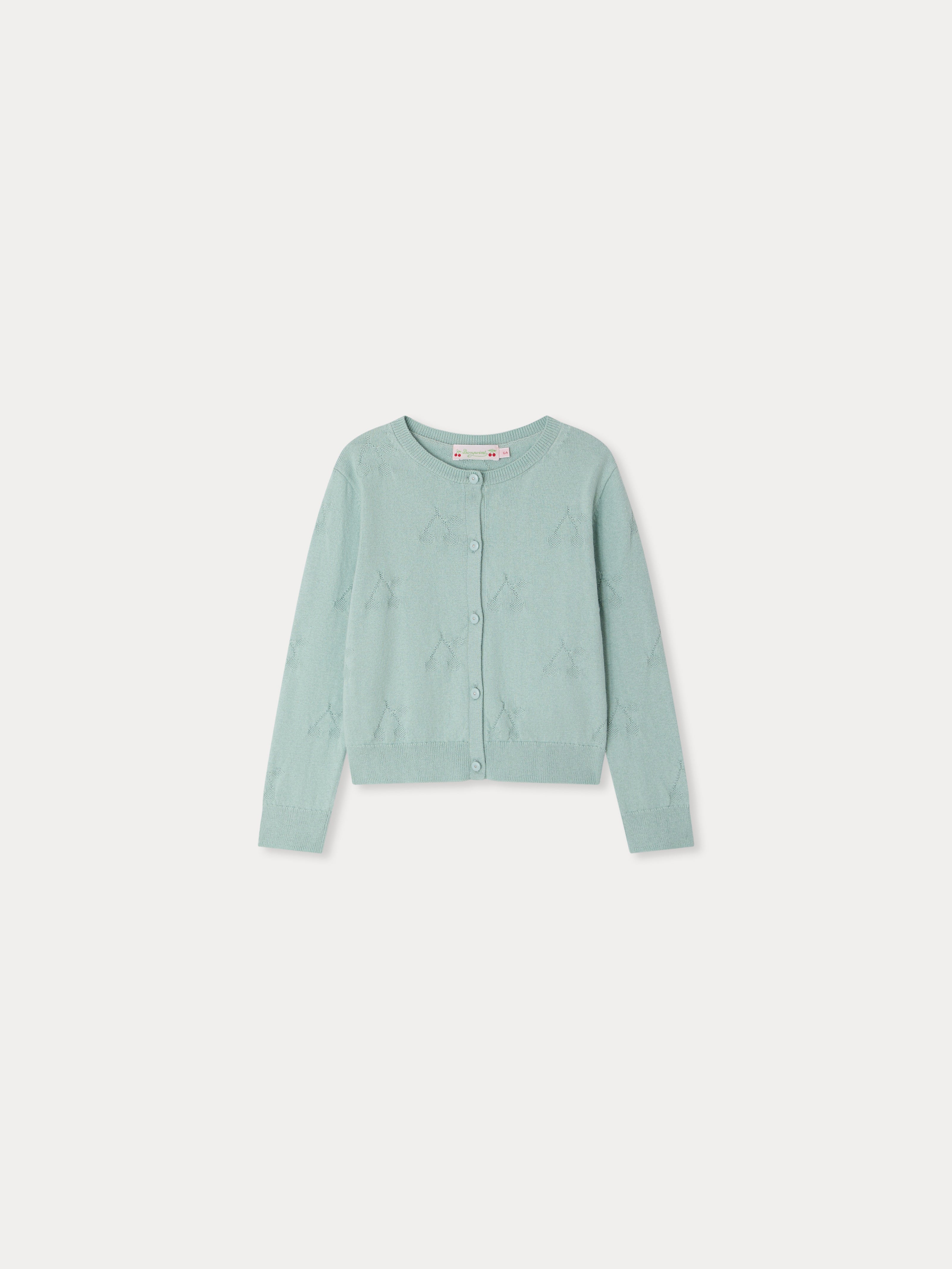 BONPOINT | cardigan motivo ciliegie
