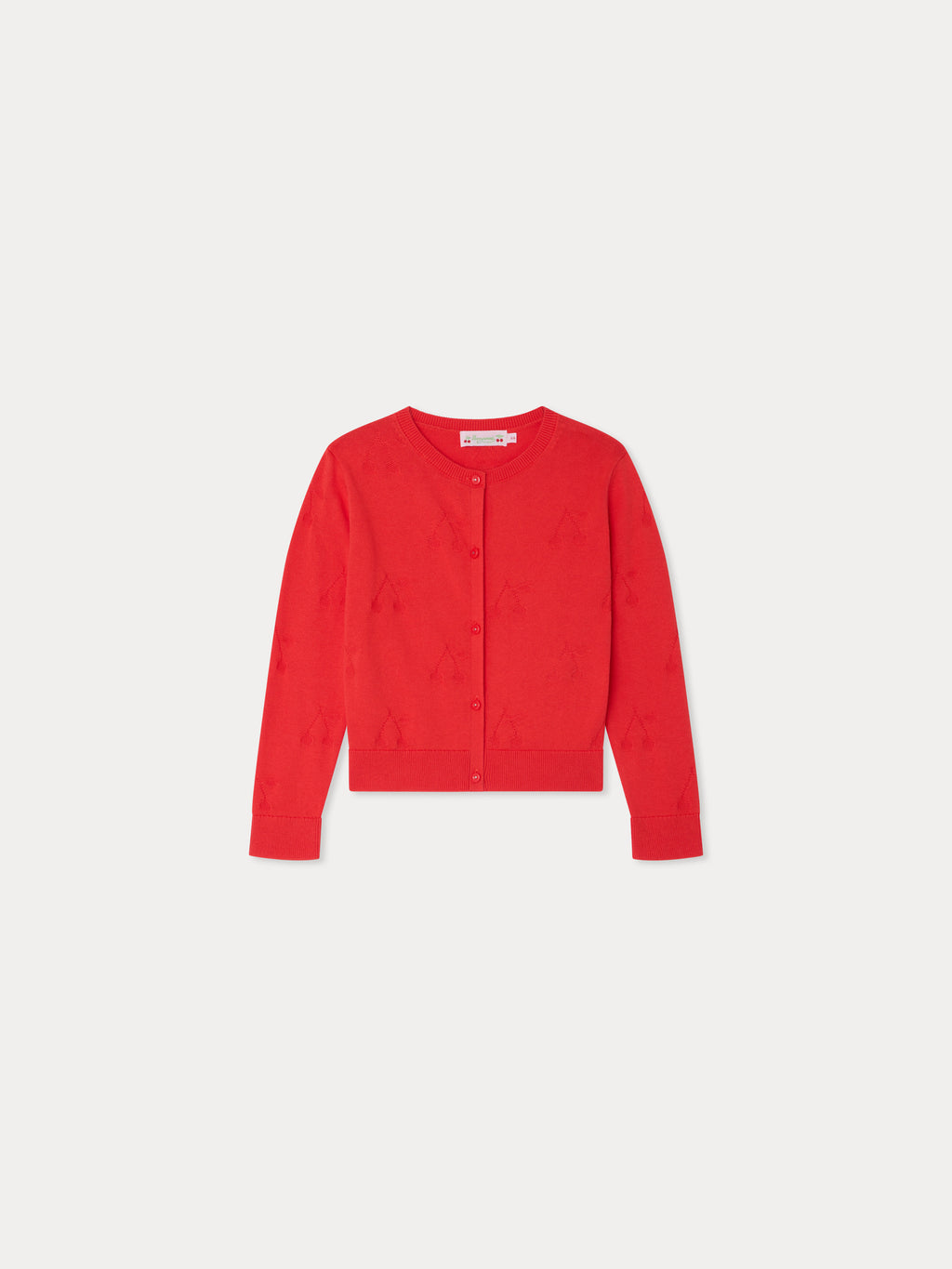 BONPOINT | cardigan motivo ciliegie