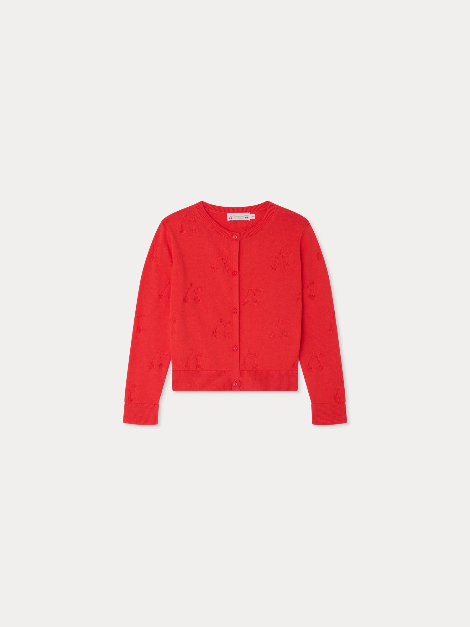 BONPOINT | cardigan motivo ciliegie
