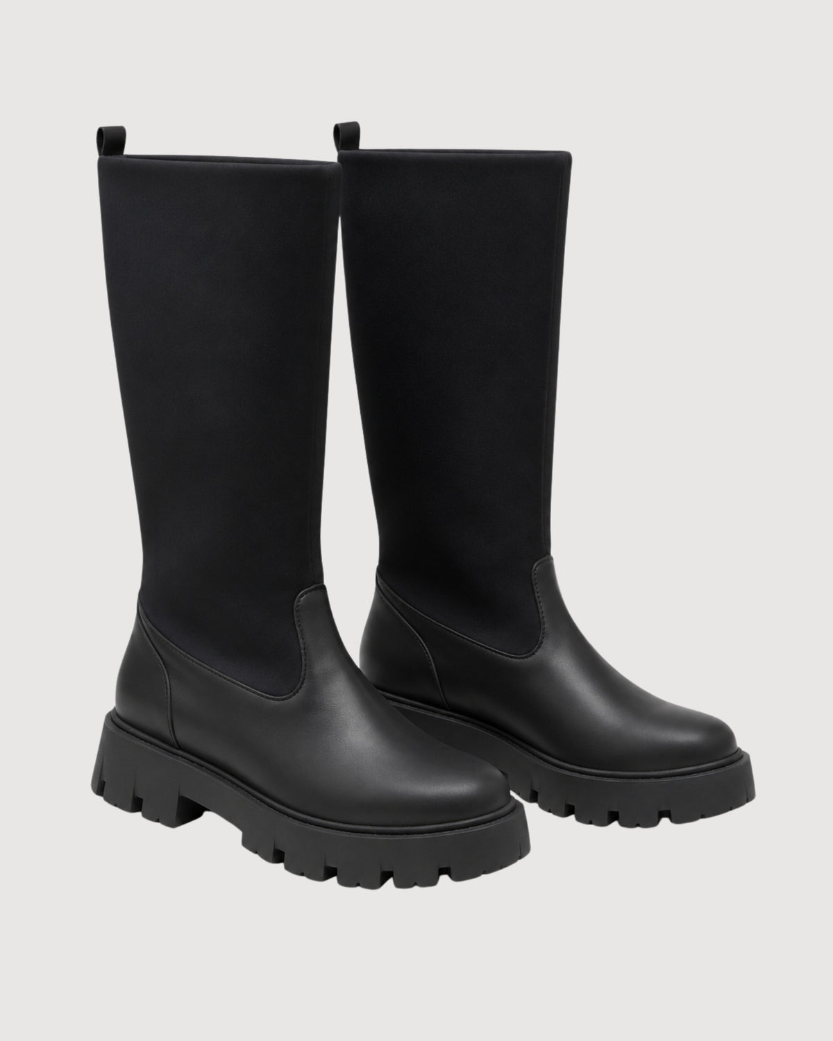 DOUUOD | stivale alto con tessuto elasticizzato