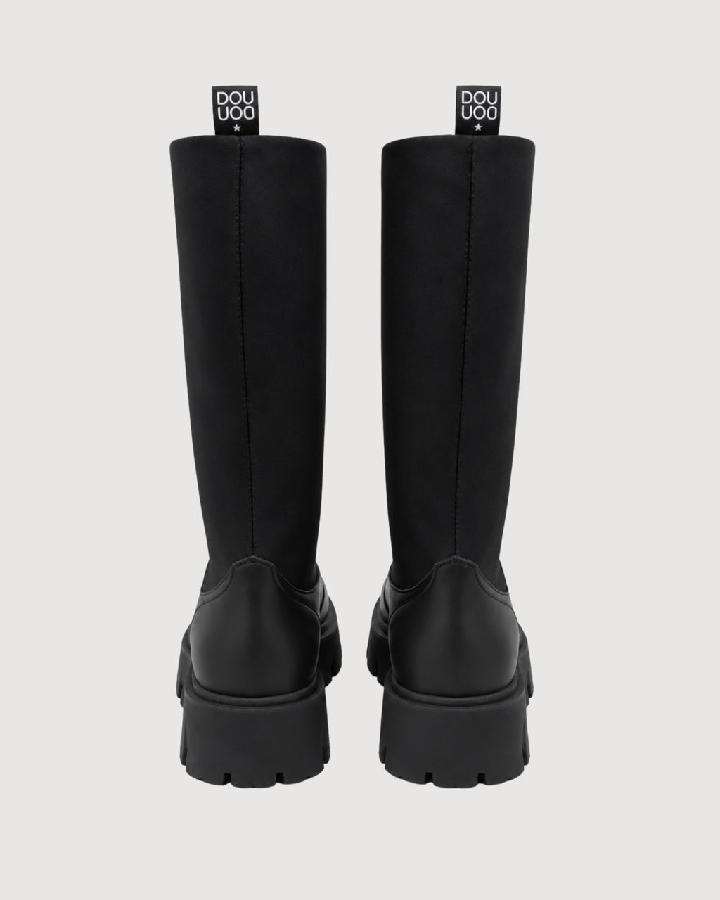 DOUUOD | stivale alto con tessuto elasticizzato