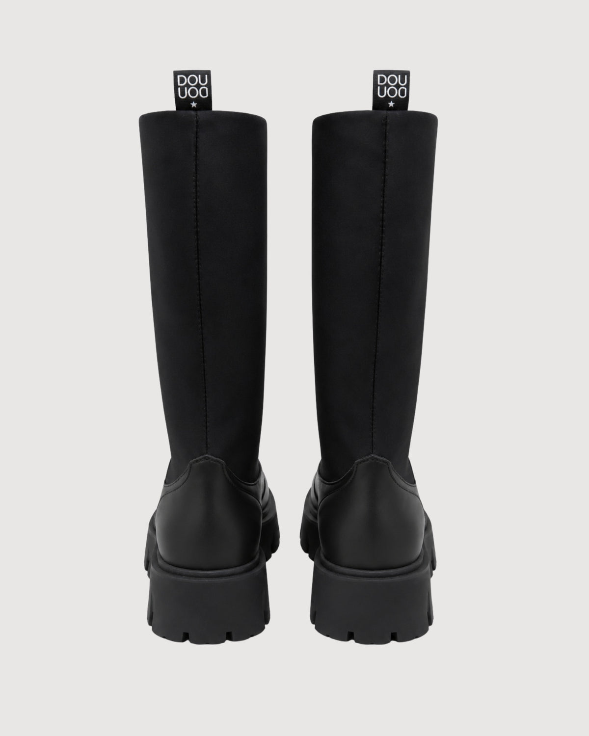DOUUOD | stivale alto con tessuto elasticizzato