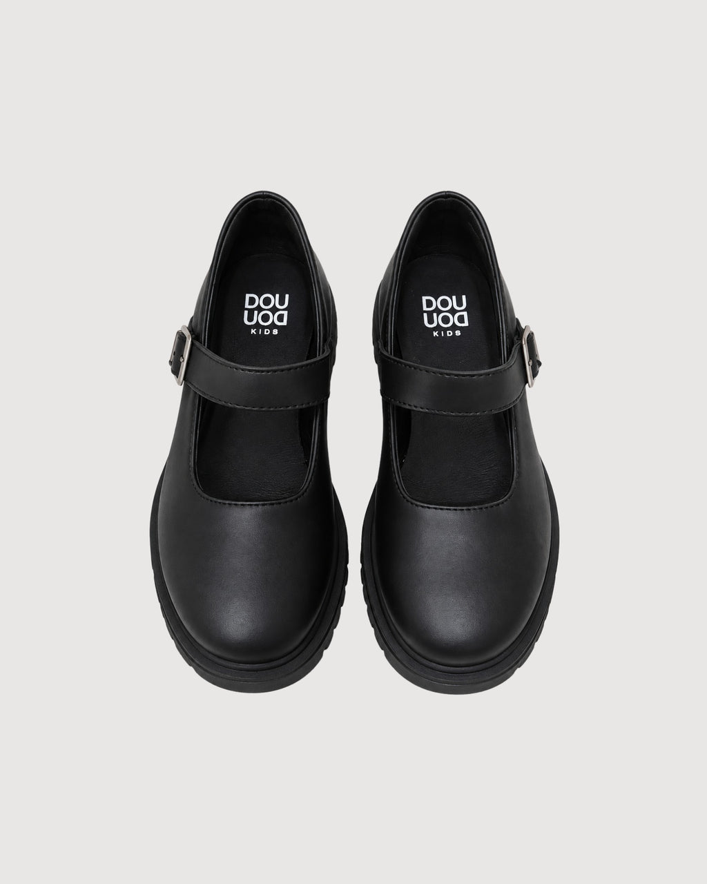 DOUUOD | ballerina pelle nera