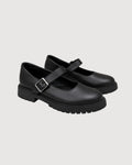 DOUUOD | ballerina pelle nera