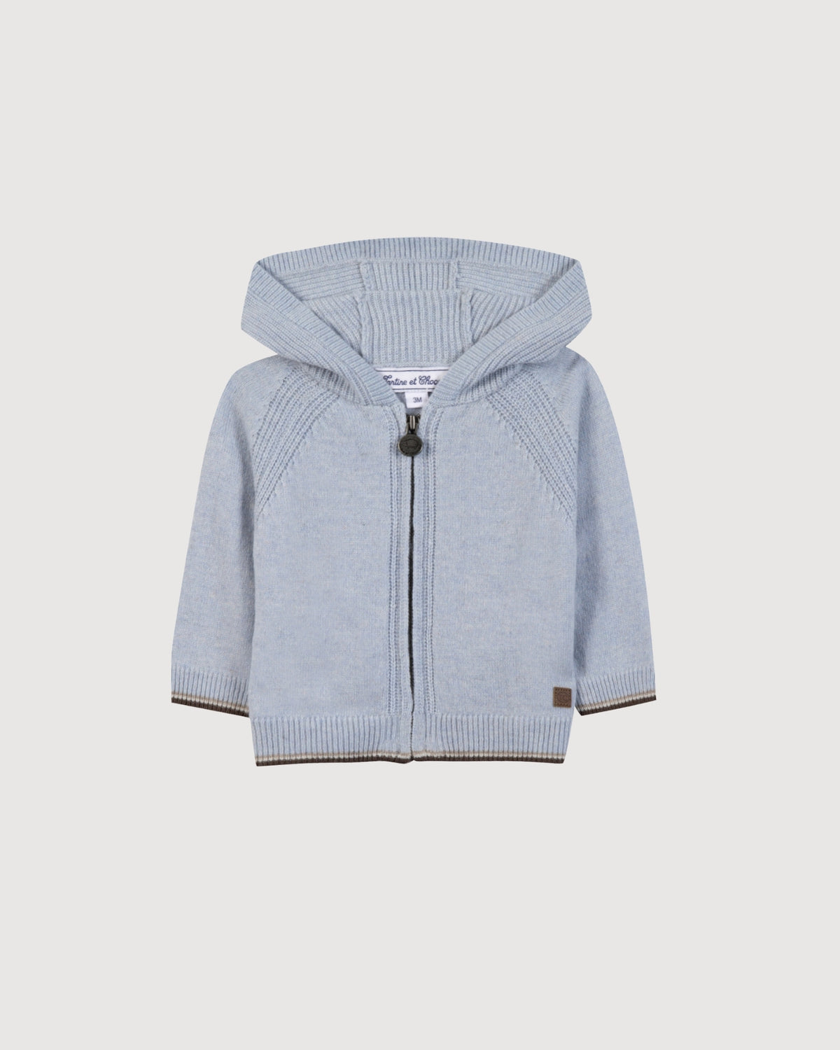 TARTINE ET CHOCOLAT | cardigan zip cappuccio