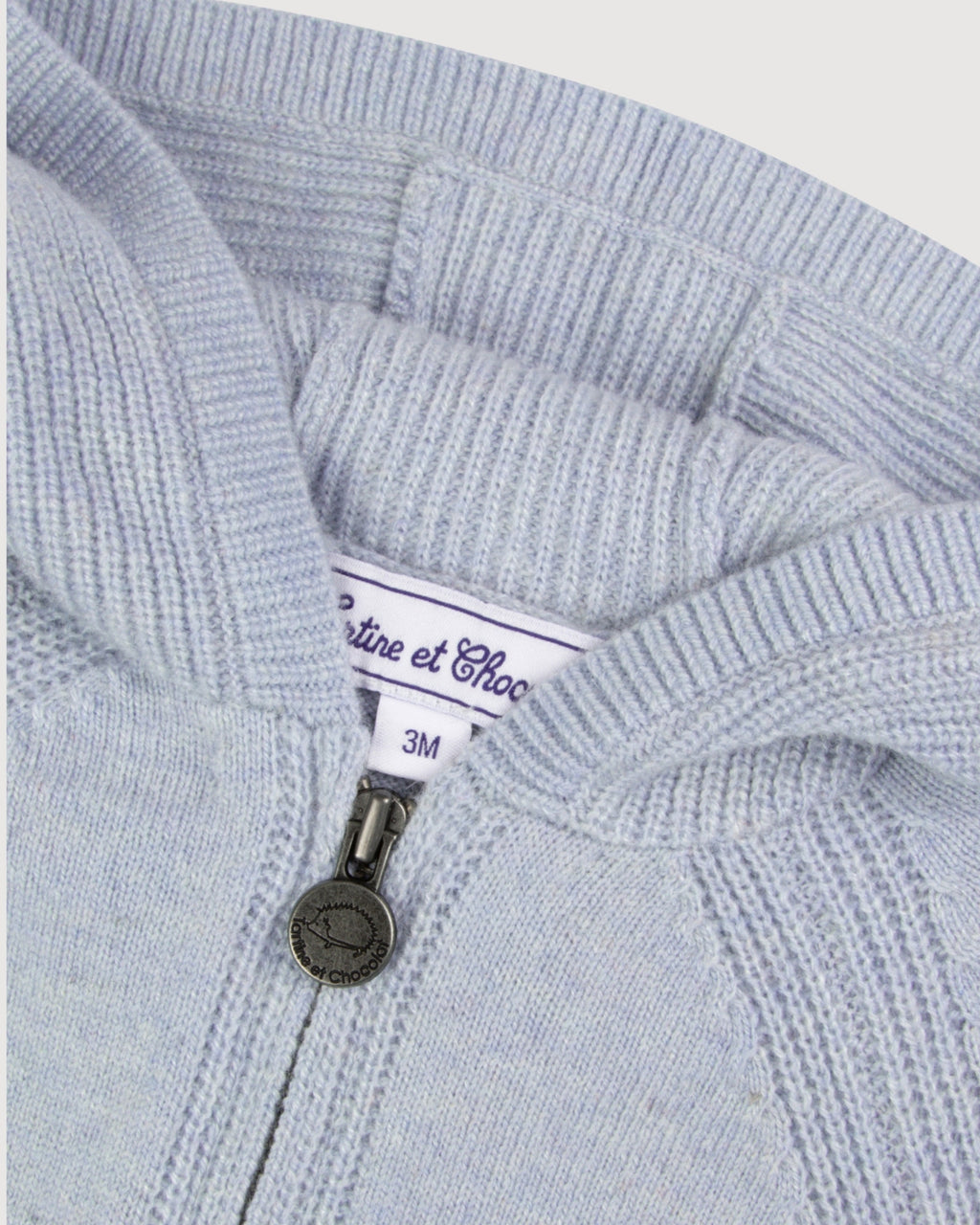 TARTINE ET CHOCOLAT | cardigan zip cappuccio