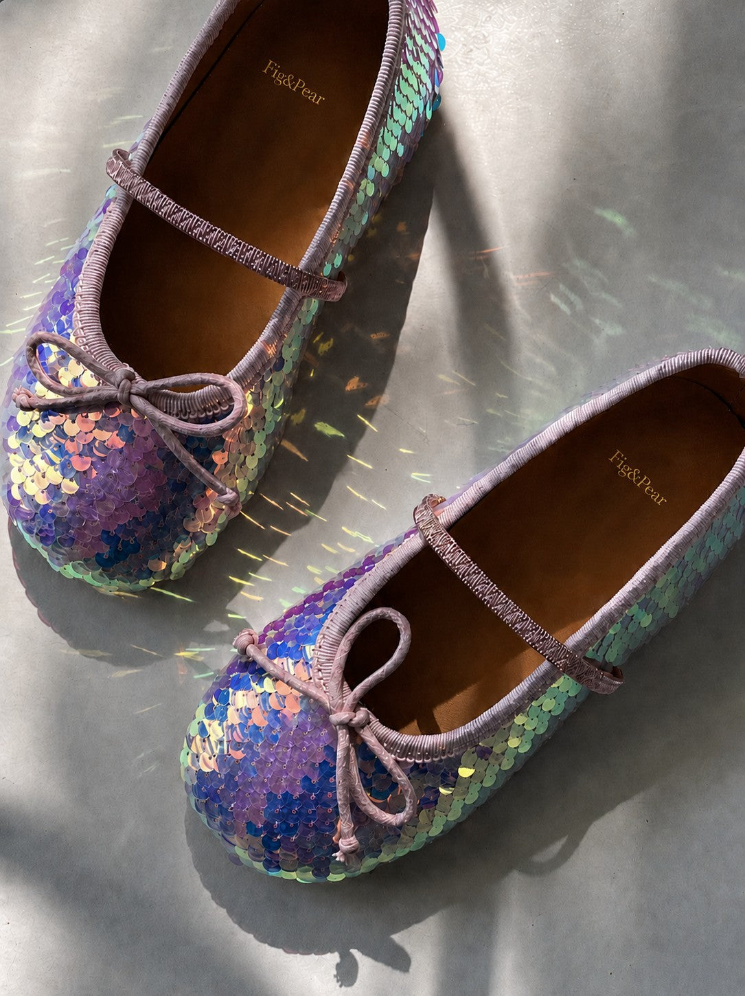 FIG & PEAR | ballerine con paillettes