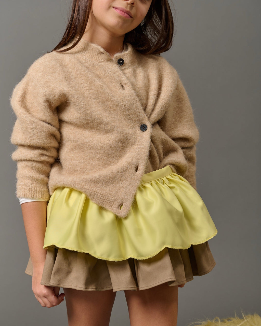 DOUUOD | cardigan asimmetrico