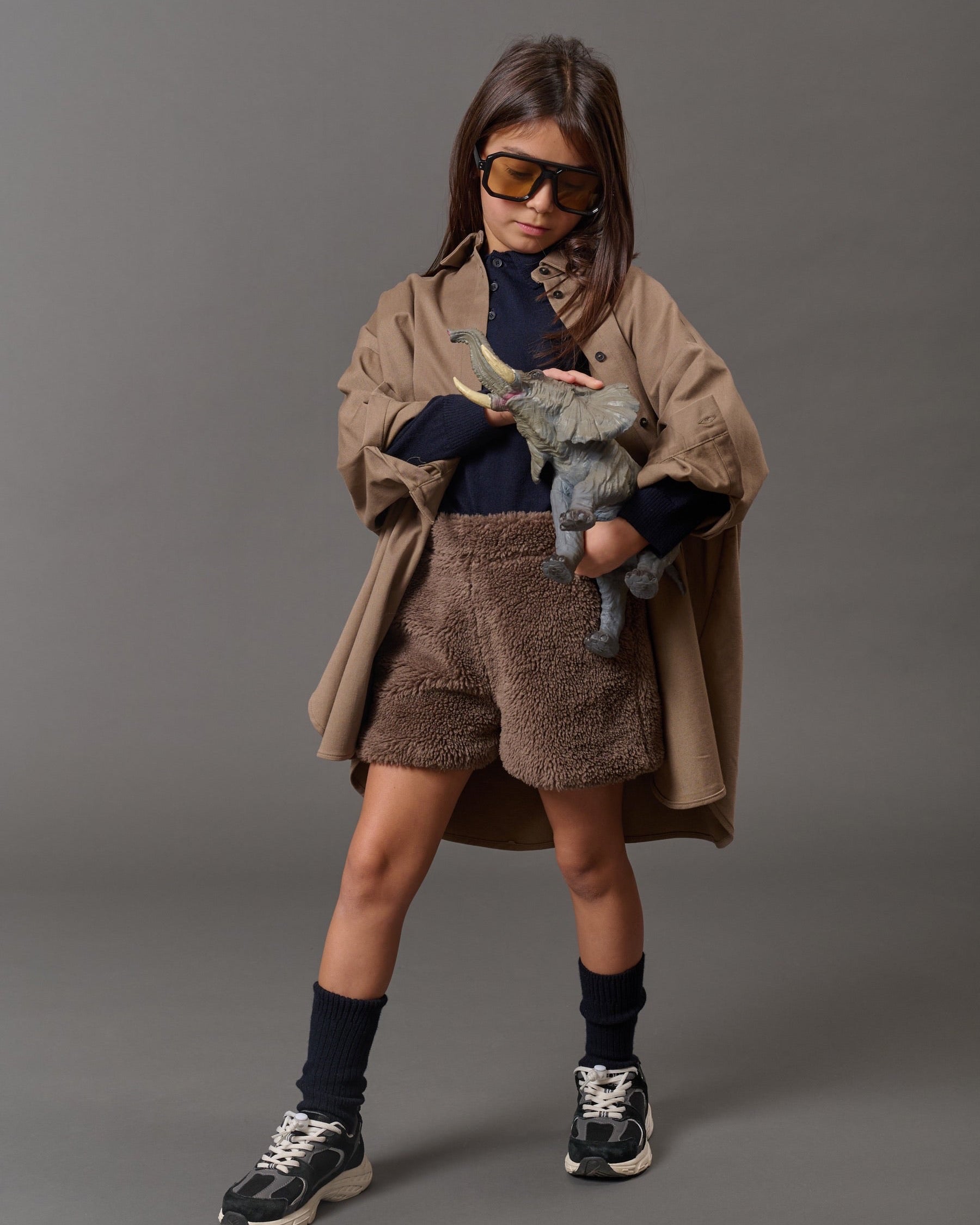 DOUUOD | shorts eco teddy