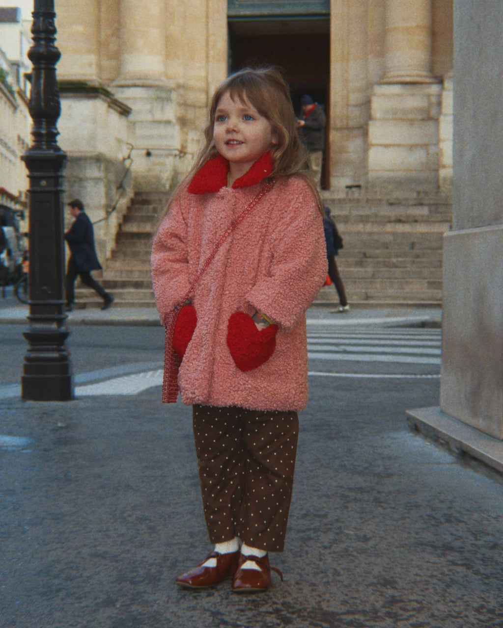 KONGES SLOJD | cappotto teddy cuori